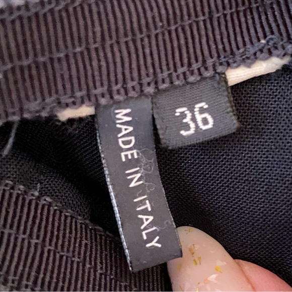 JIL SANDER NAVY HIGH RISE WAISTED STRETCH CROP ANKLE SKINNY PANTS - Picture 10 of 12